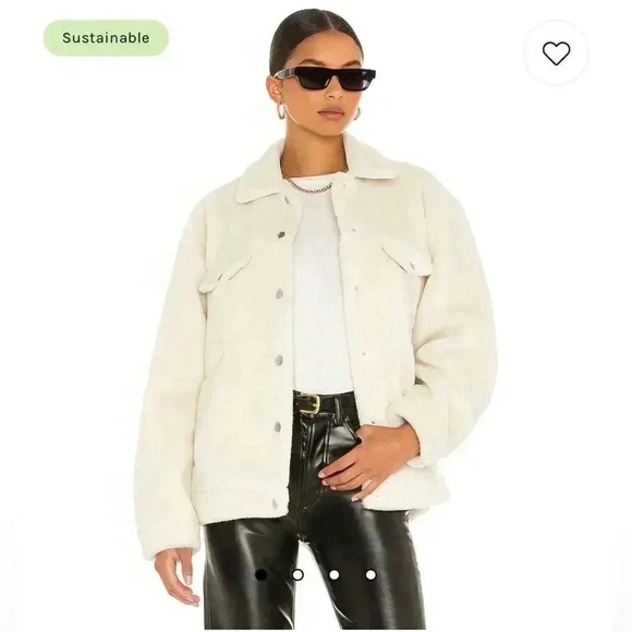 Anine Bing Rory Jacket in Cream New With Tag - Picture 1 of 9